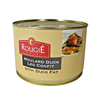 Canne de 4 cuisses de canard confites dans leur gras - Rougié - Viande en conserve - - La Guilde Culinaire