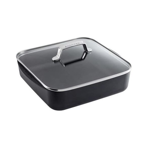 Couvercle carré en verre 33 x 33 cm - TECHNIQ - Scanpan - Poêle - - La Guilde Culinaire