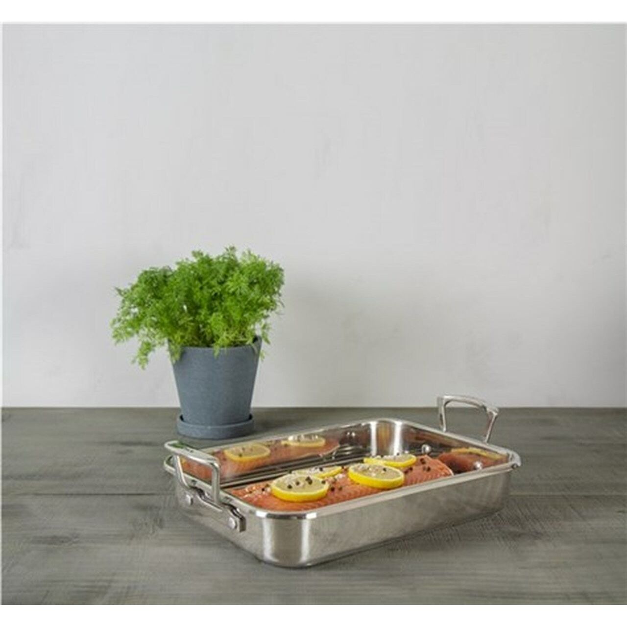 Rôtissoire IMPACT 42 cm avec grille - Scanpan - Rôtissoire - - La Guilde Culinaire
