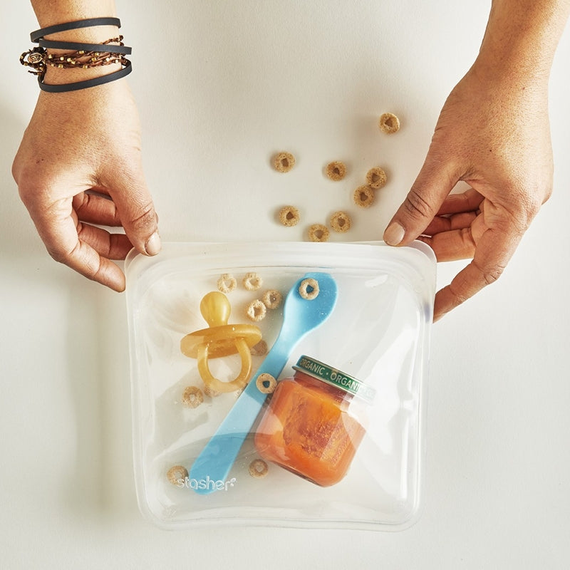 Sac à Sandwich réutilisable 450ml * - Stasher - Sac à lunch réutilisable - - La Guilde Culinaire