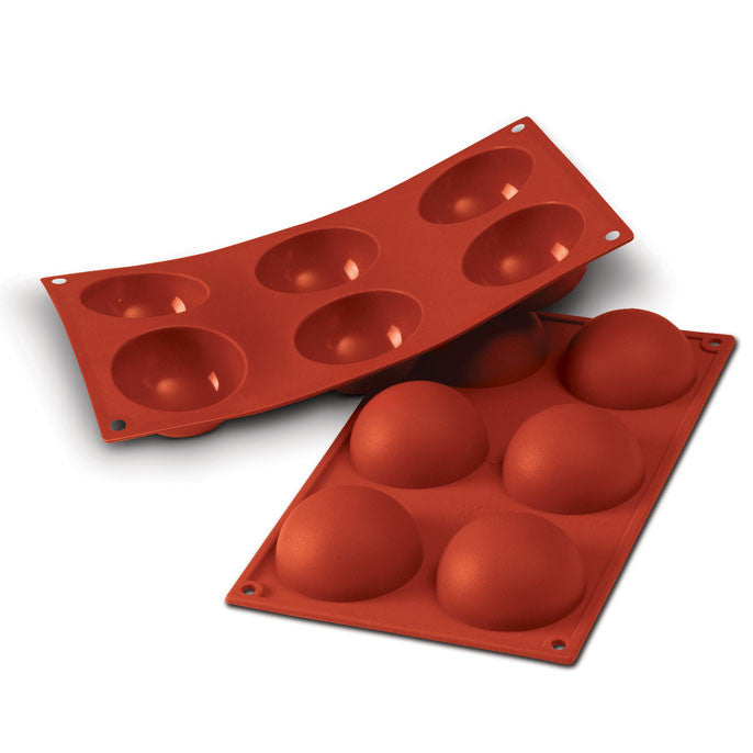 Moule DEMI-SPHERE Ø 2,76" en silicone flexible SILICONFLEX - SilikoMart - Moule à gâteaux - - La Guilde Culinaire