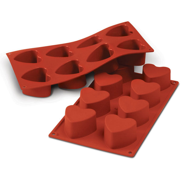 Moule CŒUR en silicone flexible SILICONFLEX - SilikoMart - Moule à gâteaux - - La Guilde Culinaire