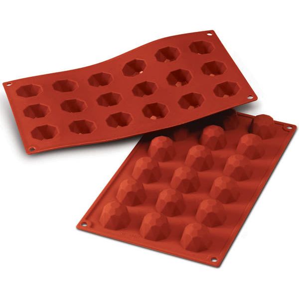 Moule en silicone petits Diamants - SilikoMart - Moule à gâteaux - - La Guilde Culinaire