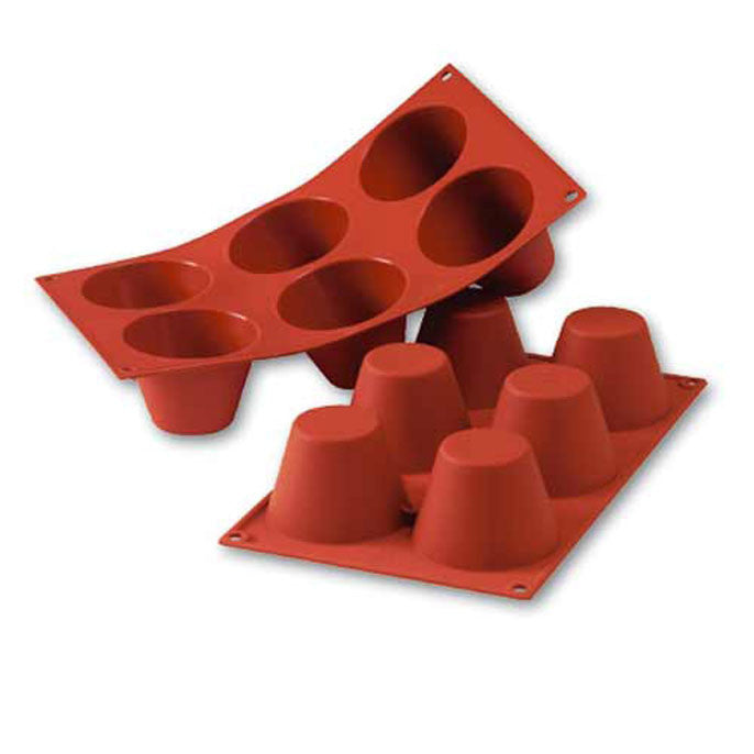 Moule en silicone 6 muffins - SilikoMart - Moule à muffins - - La Guilde Culinaire