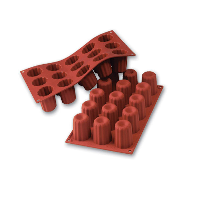 Moule CANNELÉ BORDELAIS en silicone flexible SILICONFLEX - MEDIUM CANNELE - SilikoMart - Moule à cannelé - - La Guilde Culinaire