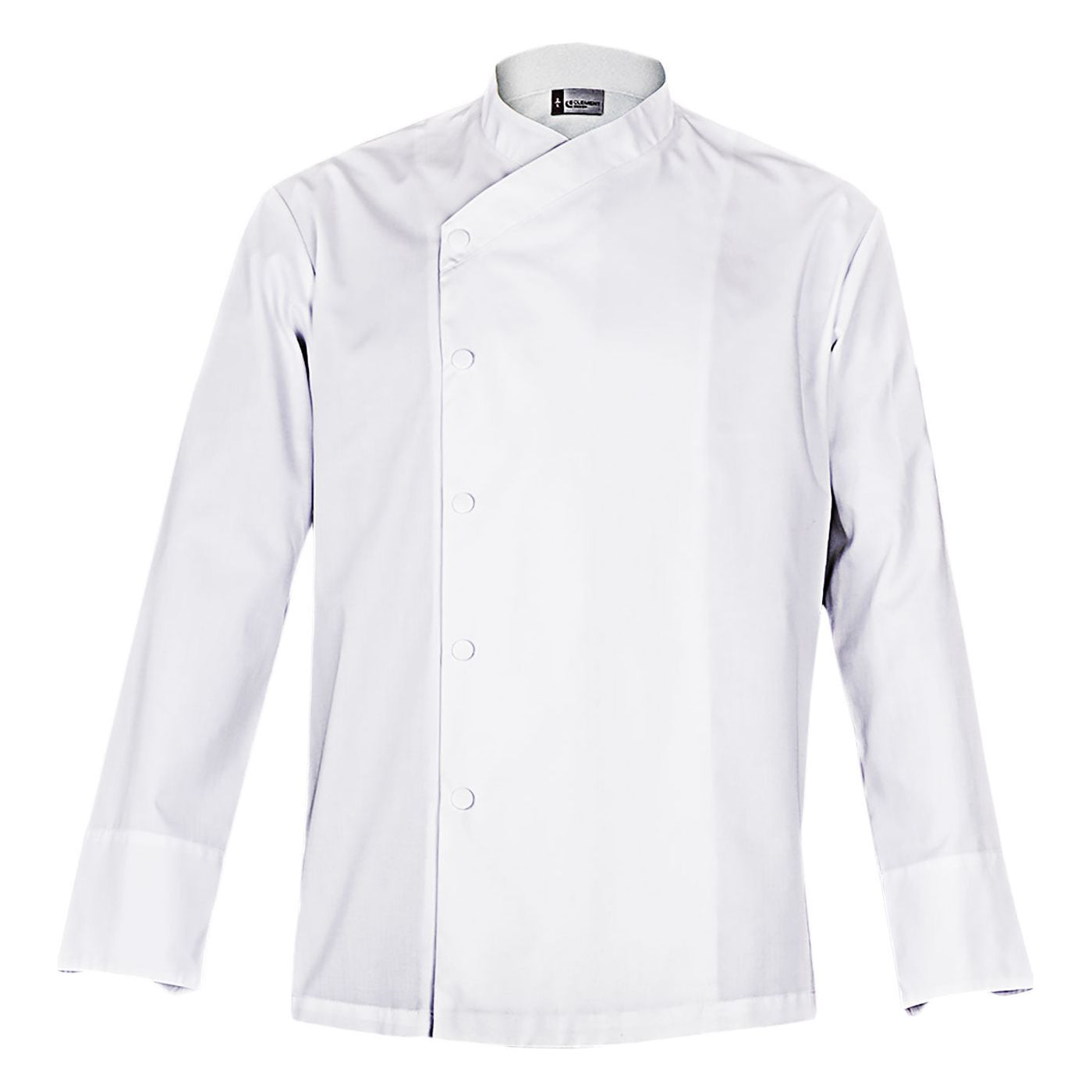 Veste de cuisine Sfax Blanc Longues T00 - UE XS-40/42 - US 31/33 - Clement Design - Veste cuisine homme - SFAX BLANC ML T00 - La Guilde Culinaire