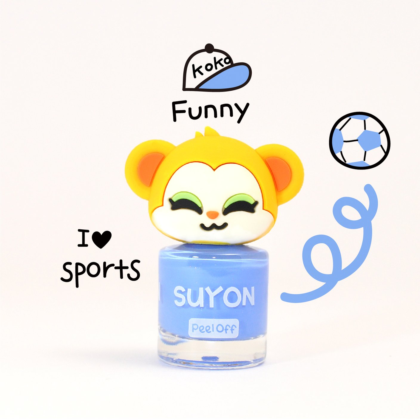 Vernis Funny KoKo Bleu Pâle * - Suyon Collection - Vernis - - La Guilde Culinaire