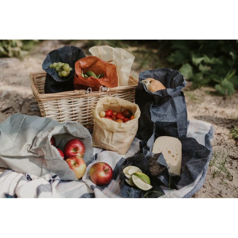 Sac ciré COLLECTION NATURE - Ciel d'hiver - Api-Flex - Emballage alimentaire - - La Guilde Culinaire