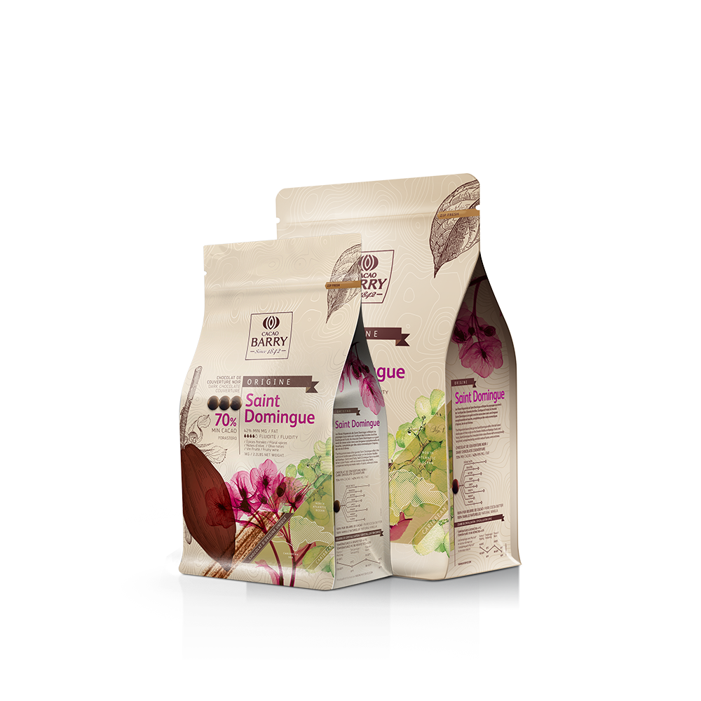 Chocolat St-Domingue Pure Origine 70% cacao - Cacao Barry - Chocolat noir - - La Guilde Culinaire
