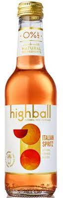 Highball Spritz italien - Italian Spritz 0.0% alc./vol. 250 ml - Sans Alcool    - HighBall - Cocktail sans alcool - 