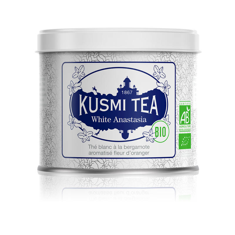Thé Blanc Anastasia - Boîte métal 90g - Kusmi Tea - Thé et infusion - - La Guilde Culinaire
