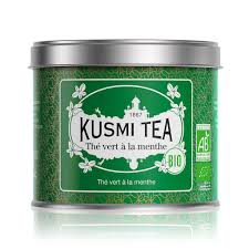 Thé Vert à la Menthe Bio Boîte Métal 100g   - Kusmi Tea - Thé et infusion - KM0604