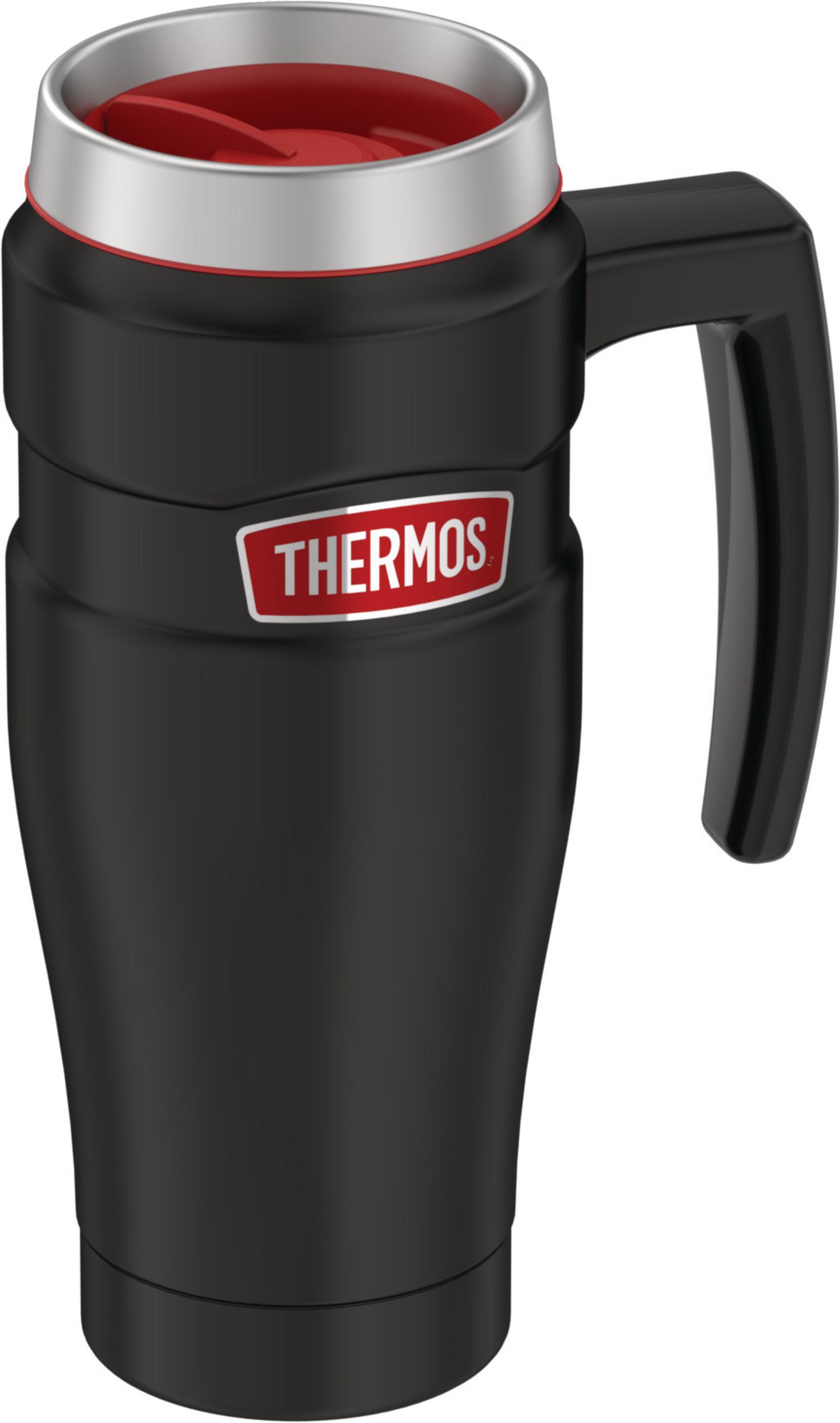 Mug en acier inoxydable Travel - 470 ml Noir mat *   - Thermos - Tasse - SK1000BKR4C