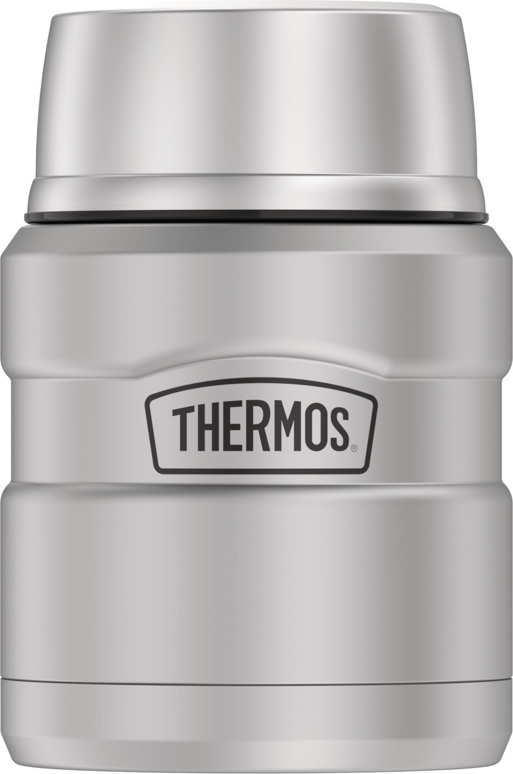 Contenant à aliments en acier inoxydable avec cuillère pliante - 470 ml Inox   - Thermos - Boîte à repas - SK3000MS4C