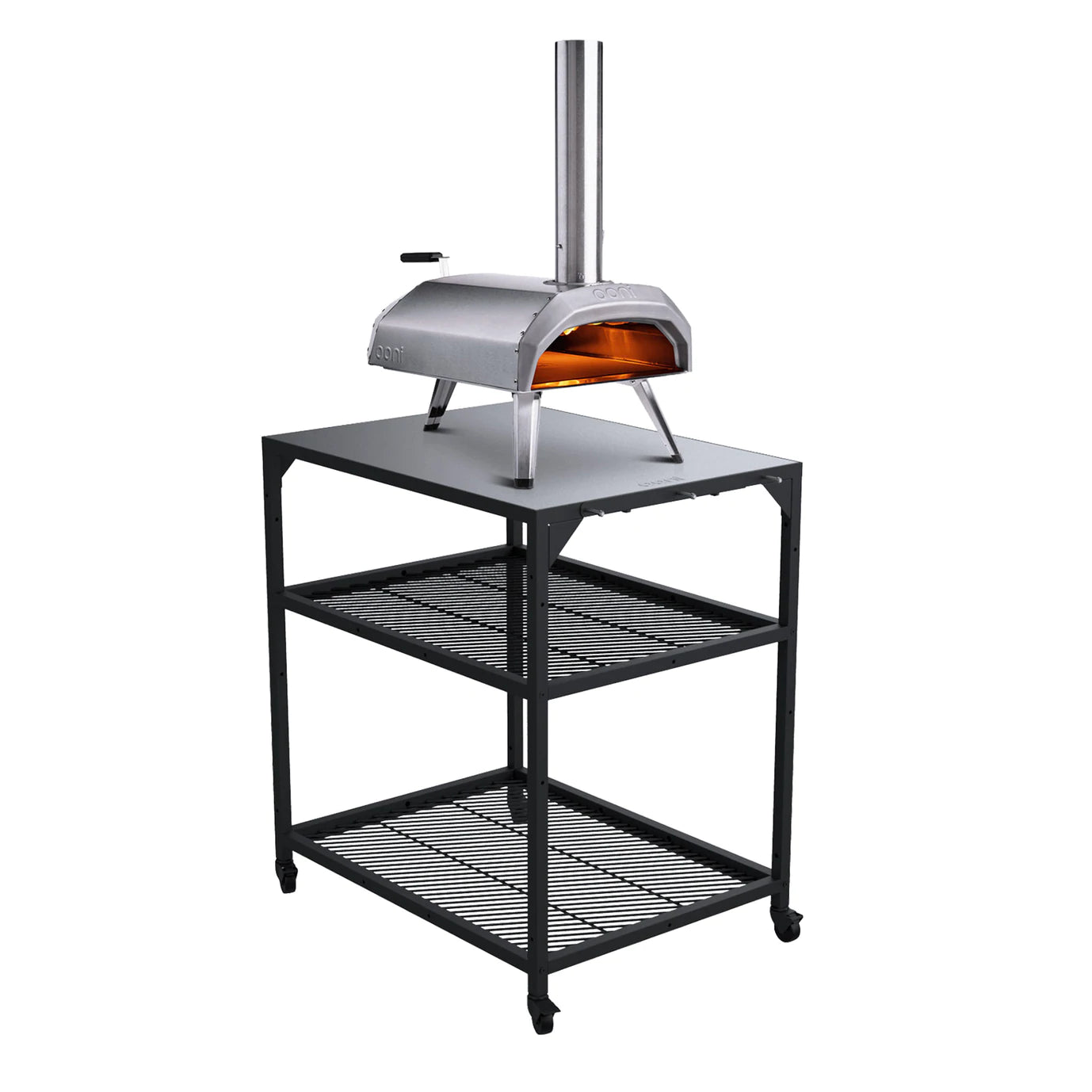 Table inox modulaire Ooni - Taille moyenne - Ooni - Meuble de cuisine extérieur - - La Guilde Culinaire