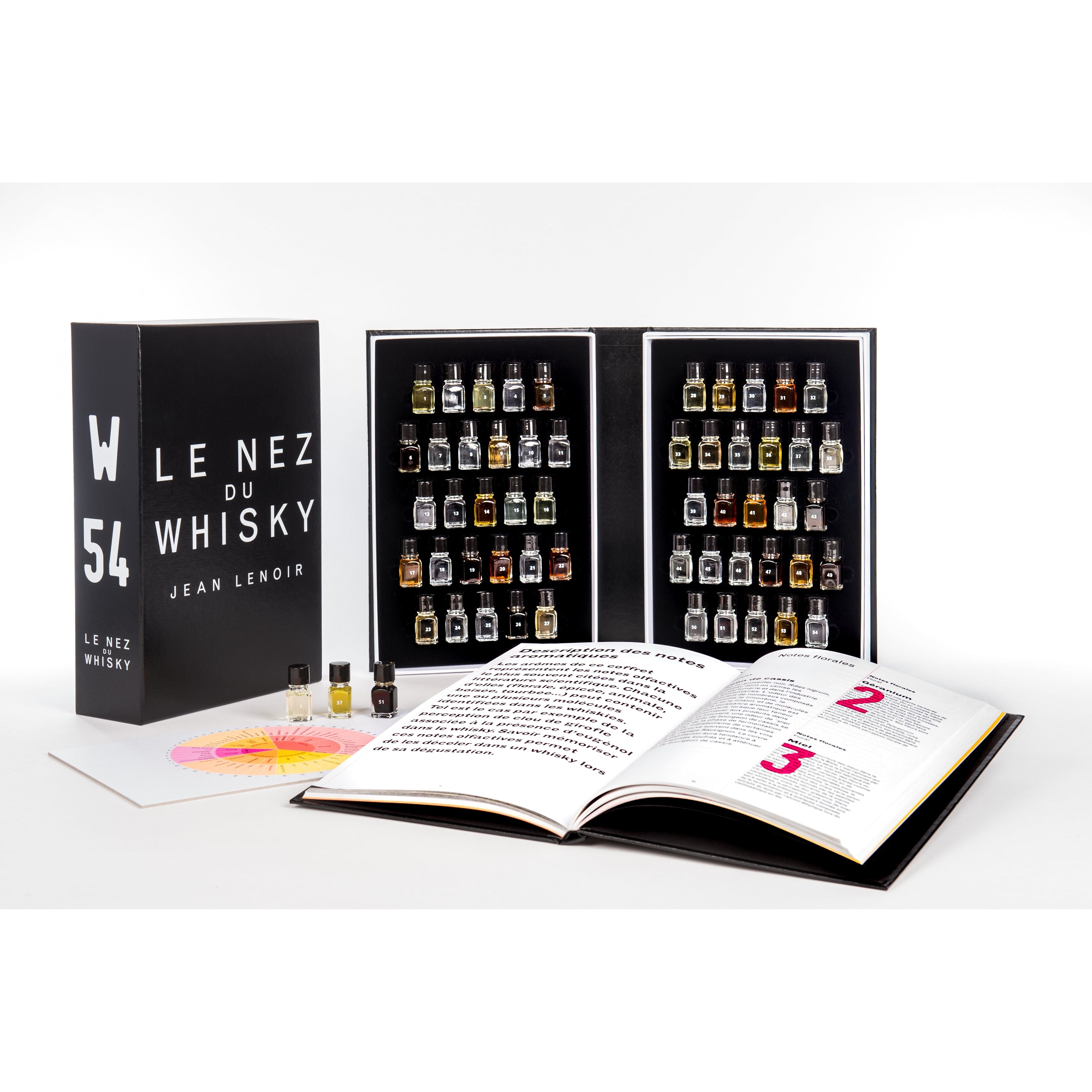 Le Nez du Whisky 54 arômes - Le Nez du Vin - Livre d'alcool et boisson - - La Guilde Culinaire