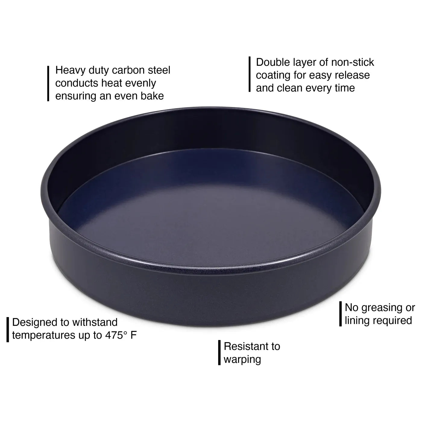 Moule à gâteau rond antiadhésif avec base amovible 9" - Zyliss - Moule à gâteaux - - La Guilde Culinaire