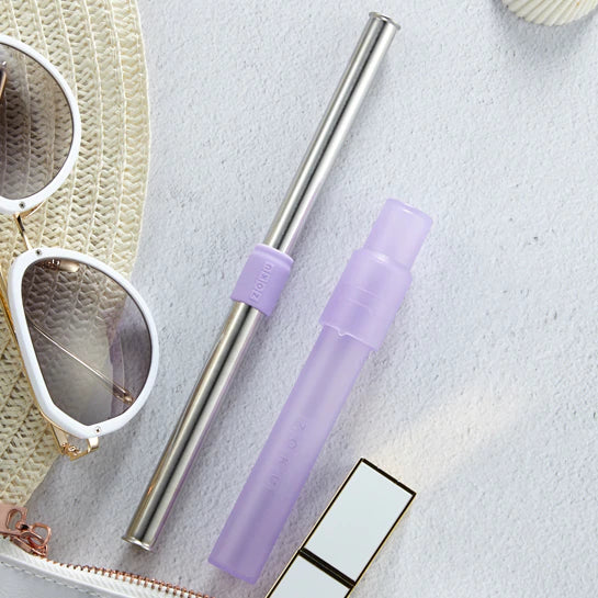 Paille jumbo réutilisable de poche - Zoku - Paille - - La Guilde Culinaire