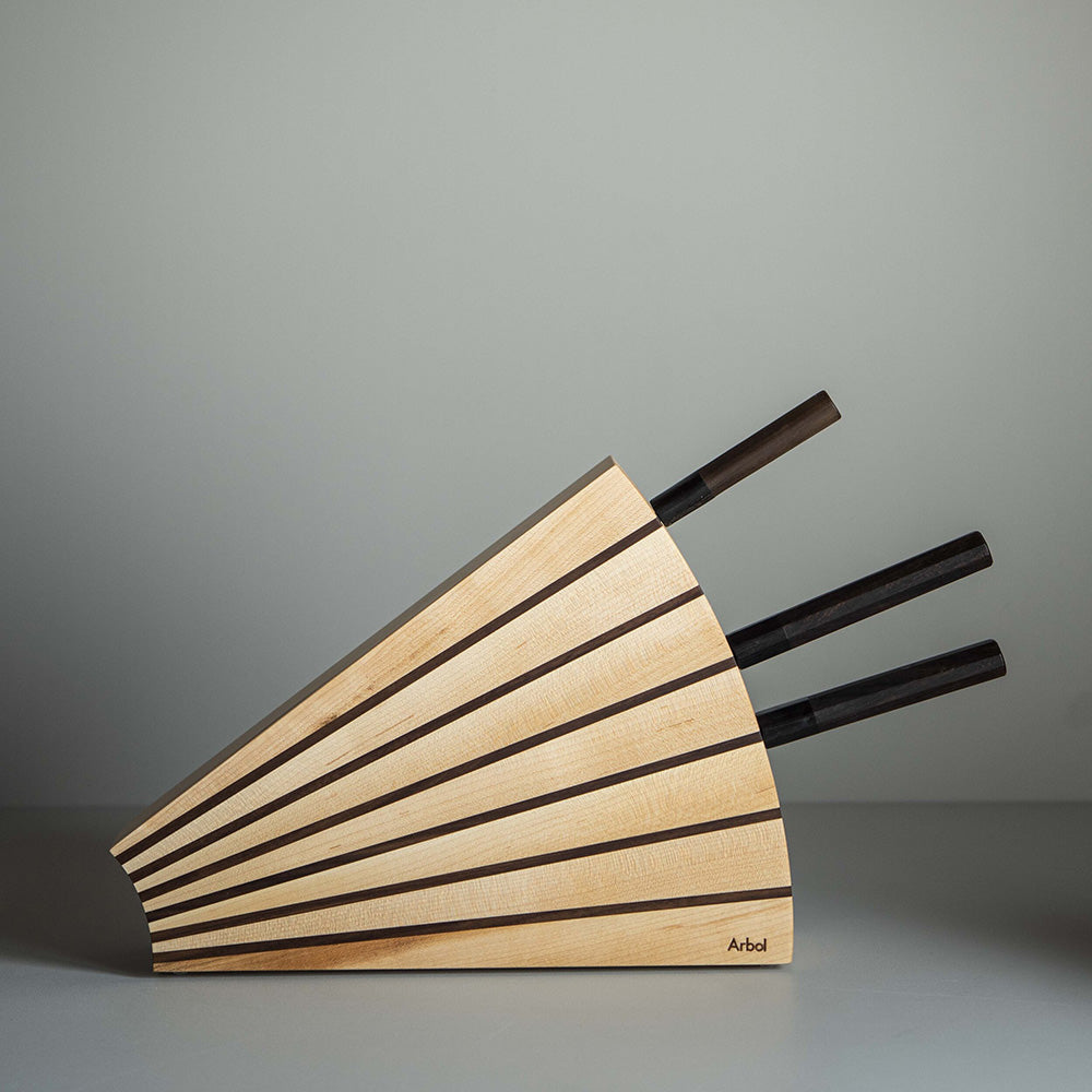 Bloc à couteaux en bois - Arbol - Bloc à couteaux - - La Guilde Culinaire