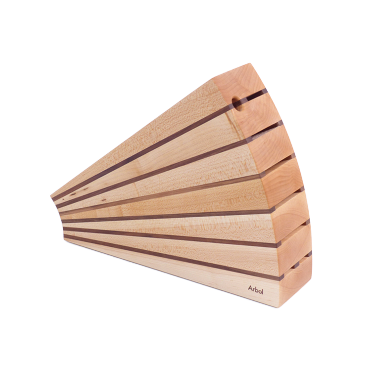 Bloc à couteaux en bois Érable - Arbol - Bloc à couteaux - BL-010E - La Guilde Culinaire