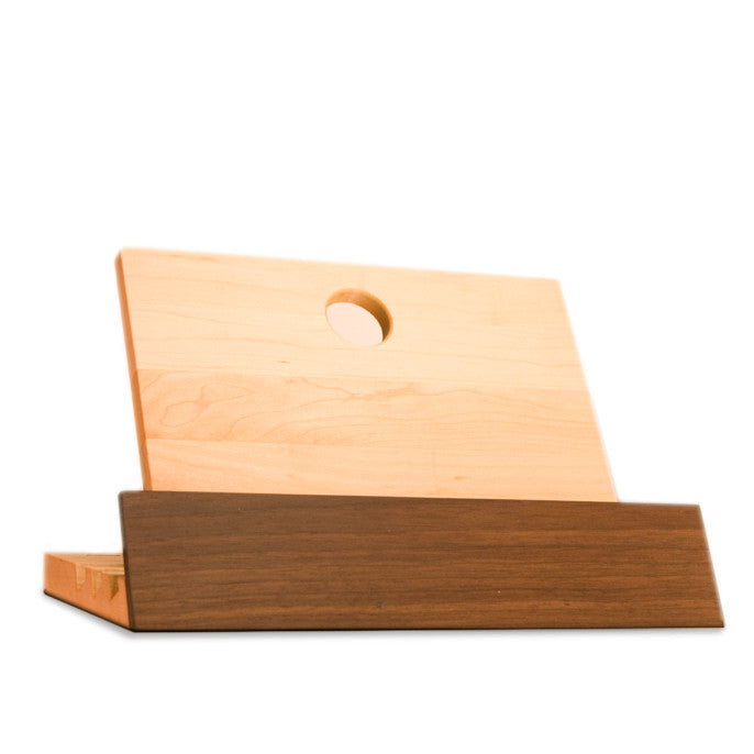 Porte livre érable/noyer Lutrin 7x6x12 - Arbol - Porte livre - - La Guilde Culinaire