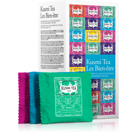 Les Bien-être - Étui carton de 24 sachets mousseline - Kusmi Tea - Thé et infusion - - La Guilde Culinaire