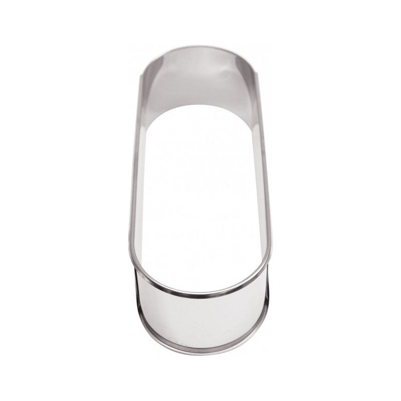 Cadre pâtissier ovale extensible inox de 27 à 40 cm - Scrapcooking - Cadre à pâtisserie - - La Guilde Culinaire