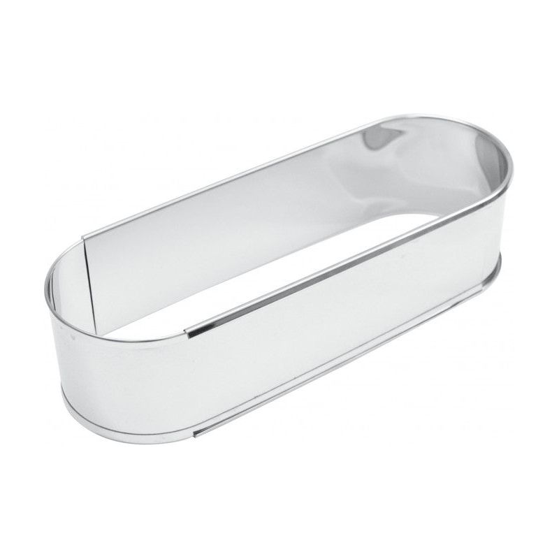 Cadre pâtissier ovale extensible inox de 27 à 40 cm - Scrapcooking - Cadre à pâtisserie - - La Guilde Culinaire