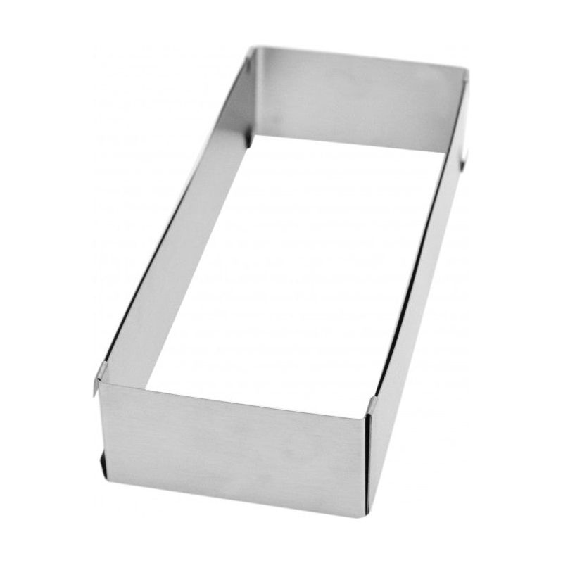 Cadre pâtissier rectangle extensible inox de 25 à 48 cm - Scrapcooking - Cadre à pâtisserie - - La Guilde Culinaire