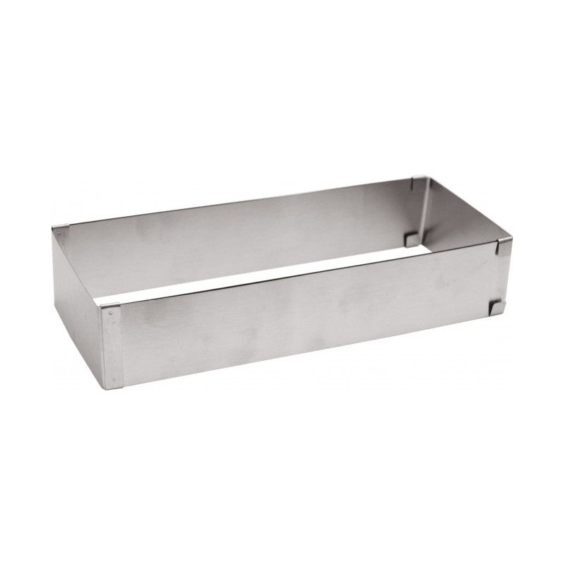 Cadre pâtissier rectangle extensible inox de 25 à 48 cm - Scrapcooking - Cadre à pâtisserie - - La Guilde Culinaire