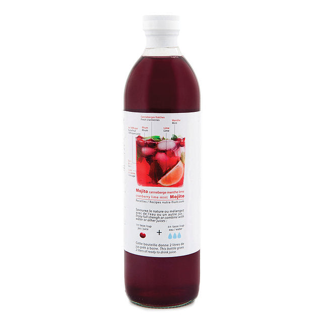 Jus 100% Pur Canneberges sans sucre 500 ml - NutraFruit Canneberge - Jus - - La Guilde Culinaire