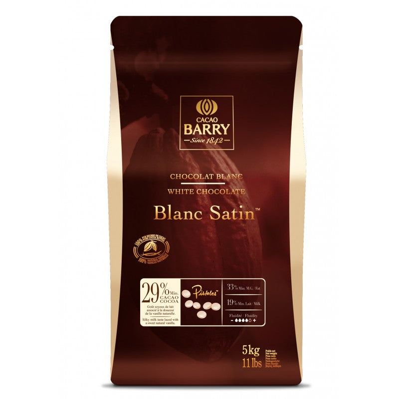 Chocolat Blanc Satin 30% cacao - Cacao Barry