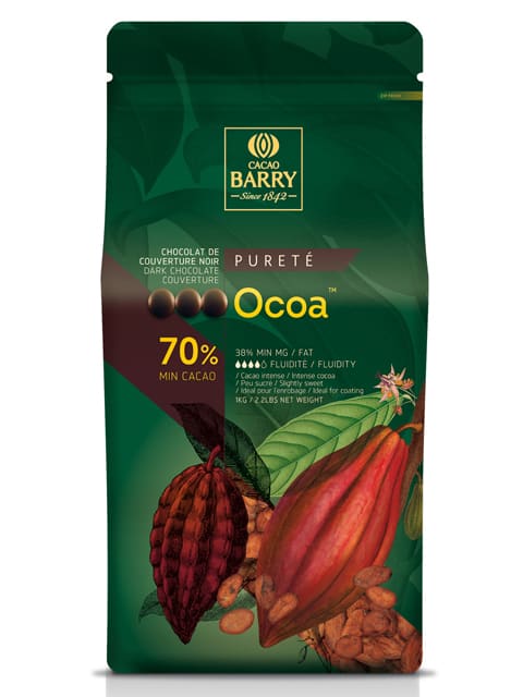 Chocolat Ocoa 70% cacao    - Cacao Barry - Chocolat noir - 