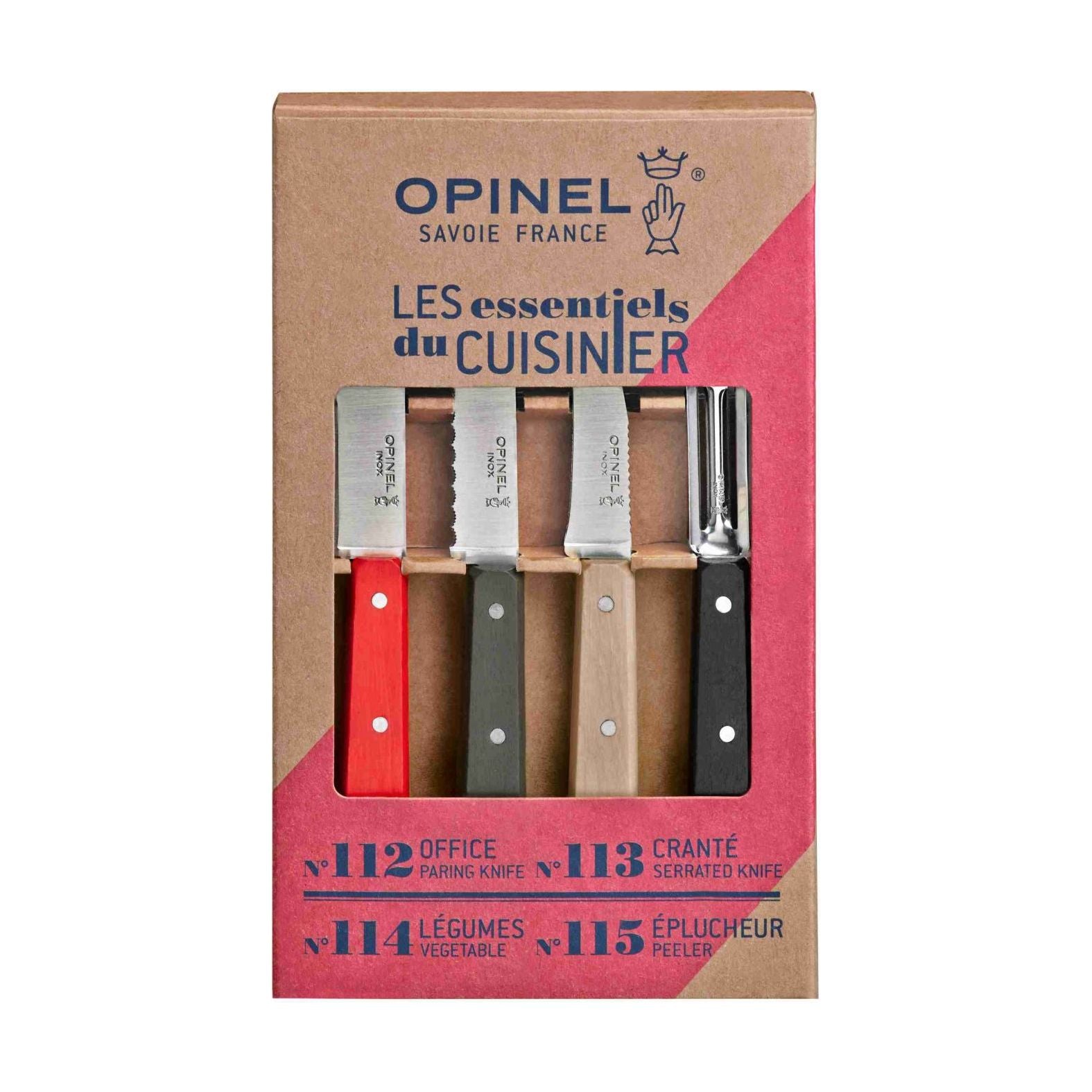 Opinel - Les essentiels du cuisinier (Loft) - Opinel - Ensemble de couteaux - - La Guilde Culinaire