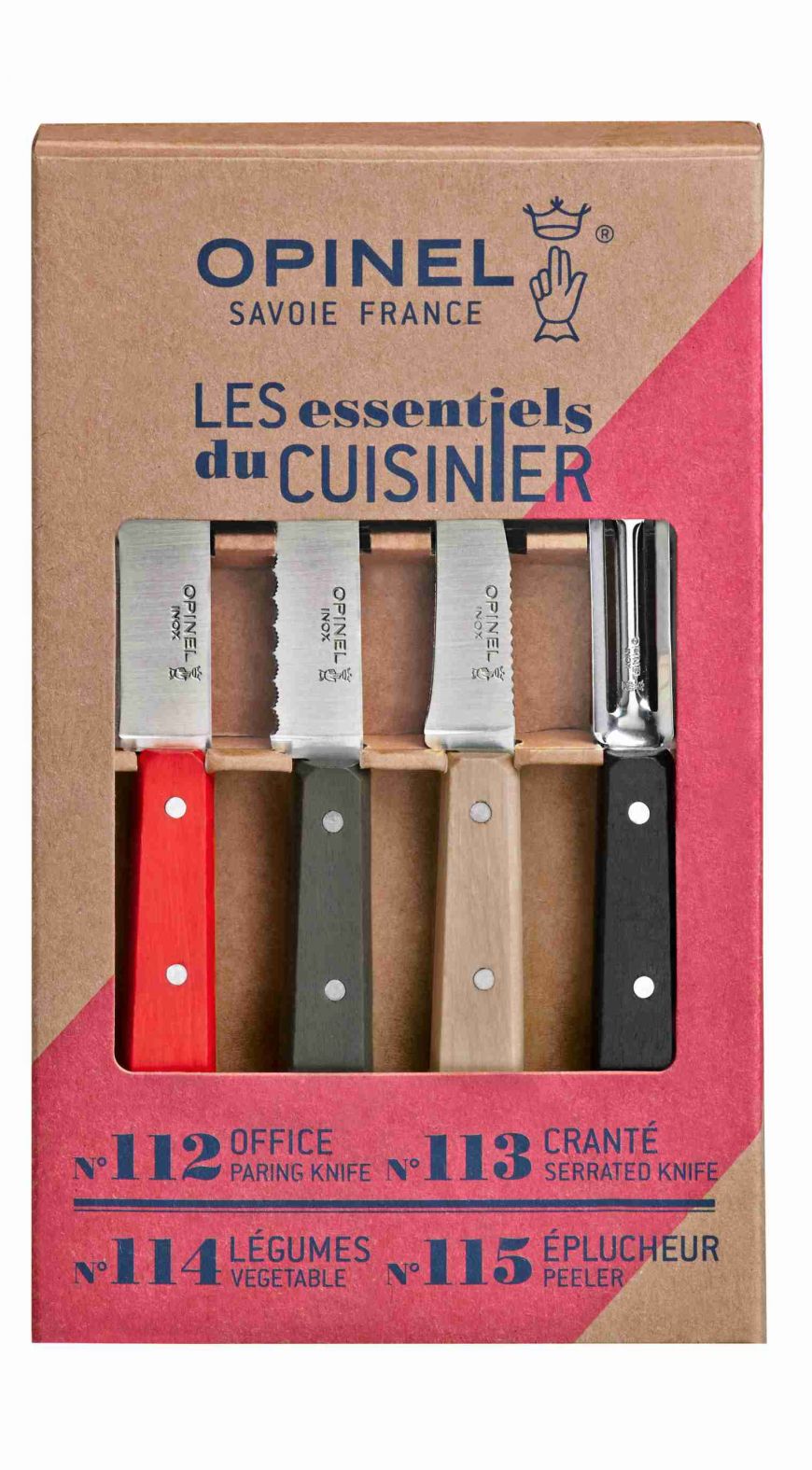 Opinel - Les essentiels du cuisinier (Loft)    - Opinel - Ensemble de couteaux - 