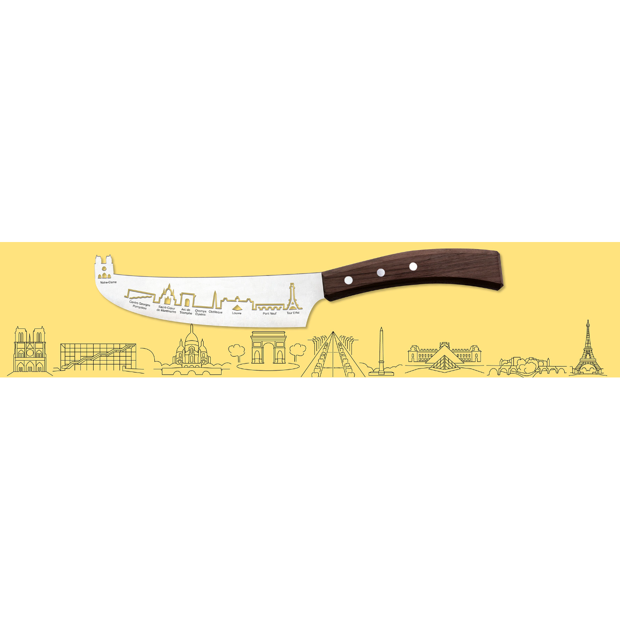 Couteau à Fromage Paris - PanoramaKnife - Couteau à fromage - - La Guilde Culinaire