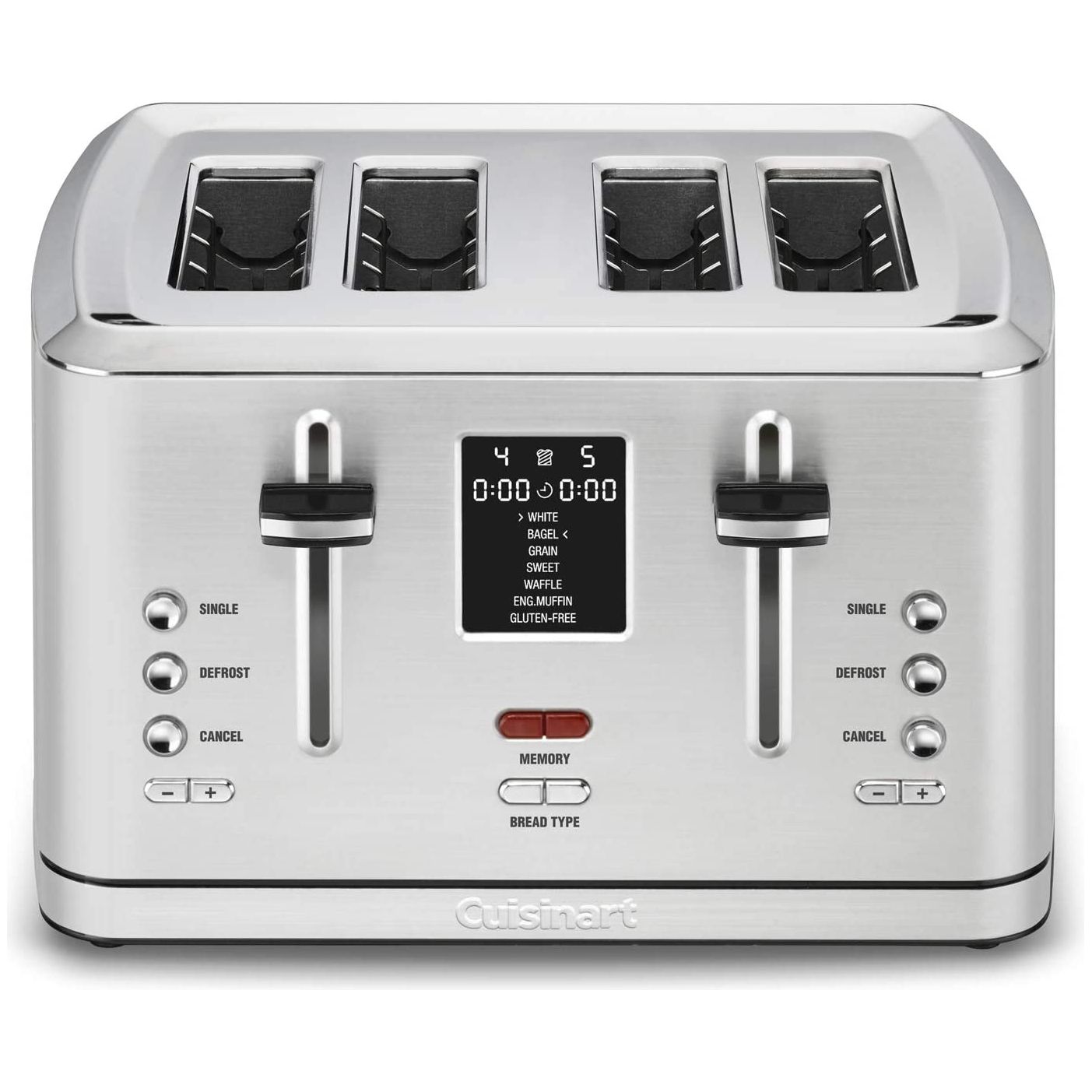 Grille-pain digital 4 tranches - Cuisinart - Grille-pain - - La Guilde Culinaire