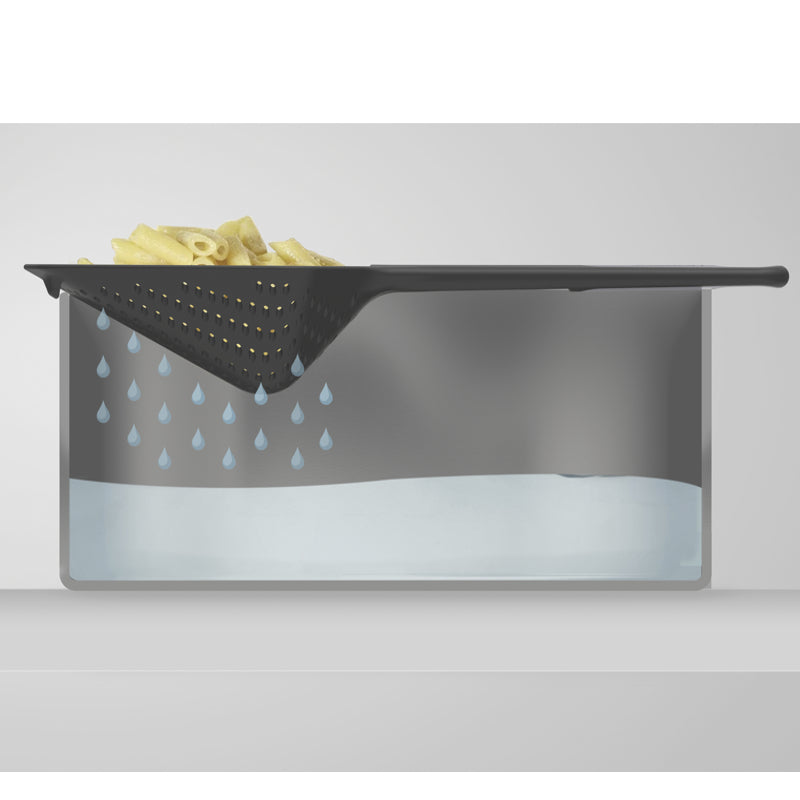 Cuillère-passoire, Grande Scoop Plus, grise - Joseph Joseph - Passoire et écumoire - - La Guilde Culinaire