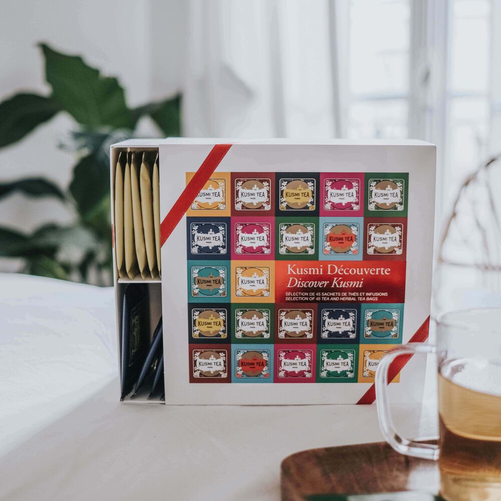 Coffret Kusmi Découverte - Assortiment de 45 sachets de Thé et infusion - Kusmi Tea - Thé et infusion - - La Guilde Culinaire