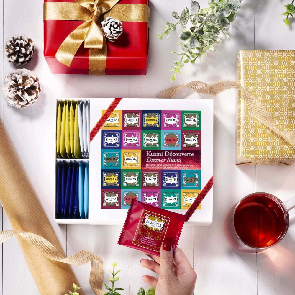 Coffret Kusmi Découverte - Assortiment de 45 sachets de Thé et infusion - Kusmi Tea - Thé et infusion - - La Guilde Culinaire