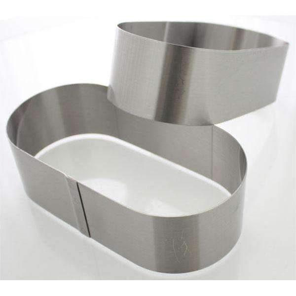 Ovale inox 2x4xH2 - Exnox - Cadre à pâtisserie - - La Guilde Culinaire