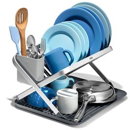 Égouttoir à vaisselle pliable en aluminium - OXO - Egouttoir à vaisselle - - La Guilde Culinaire