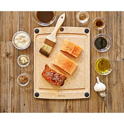 Surface ALL IN ONE Non-Slip Naturel /noir (14.5X11.25") - Epicurean - Planche à découper - - La Guilde Culinaire