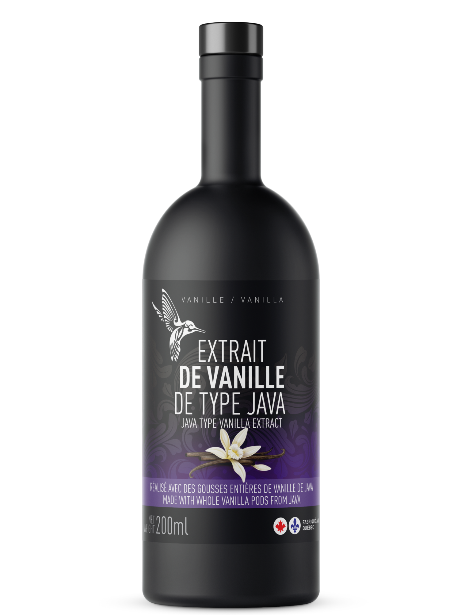 Extrait de vanille Java 200 ml   - Colibri Vanille - Vanille - 628634186671