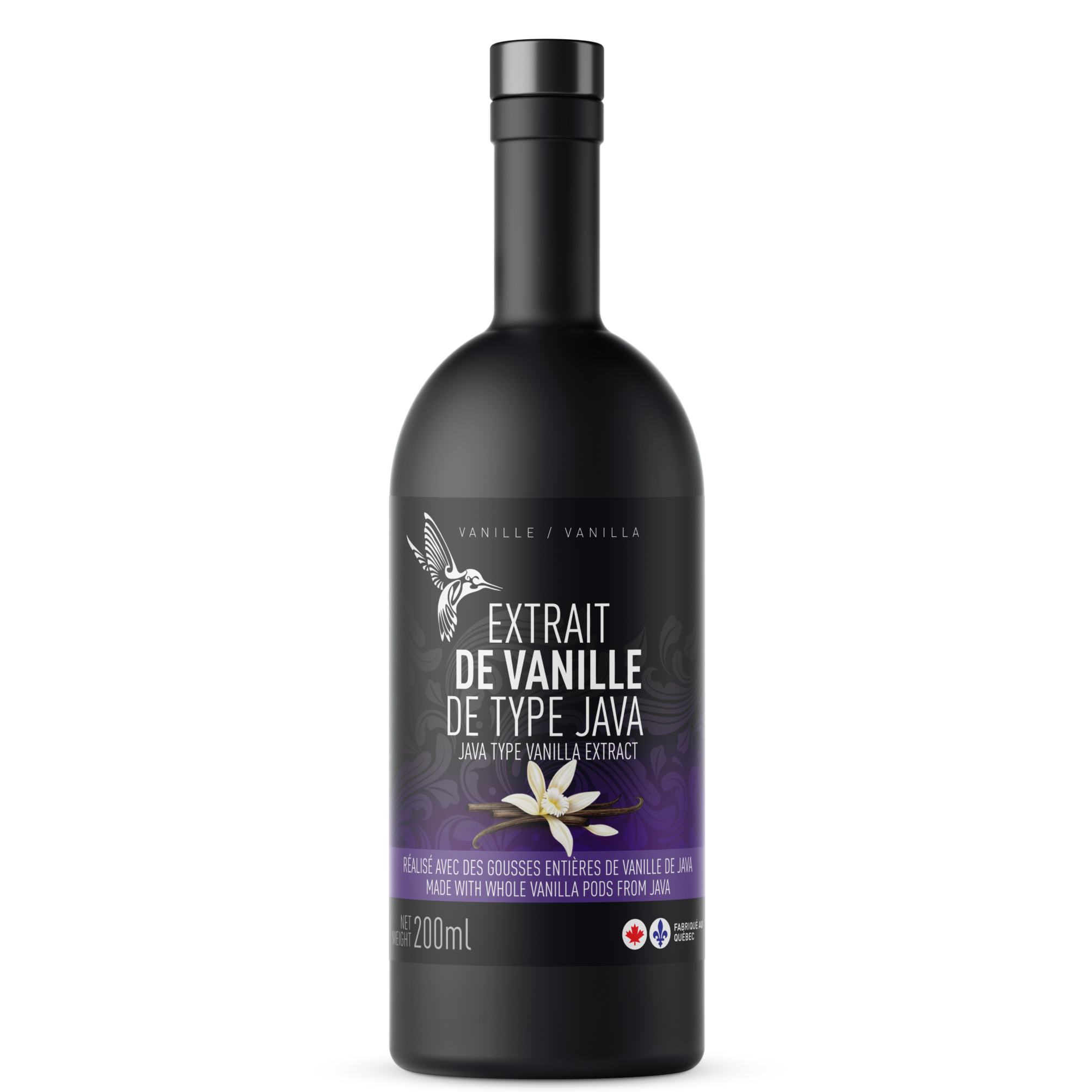 Extrait de vanille Java 200 ml - Colibri Vanille - Vanille - 628634186671 - La Guilde Culinaire