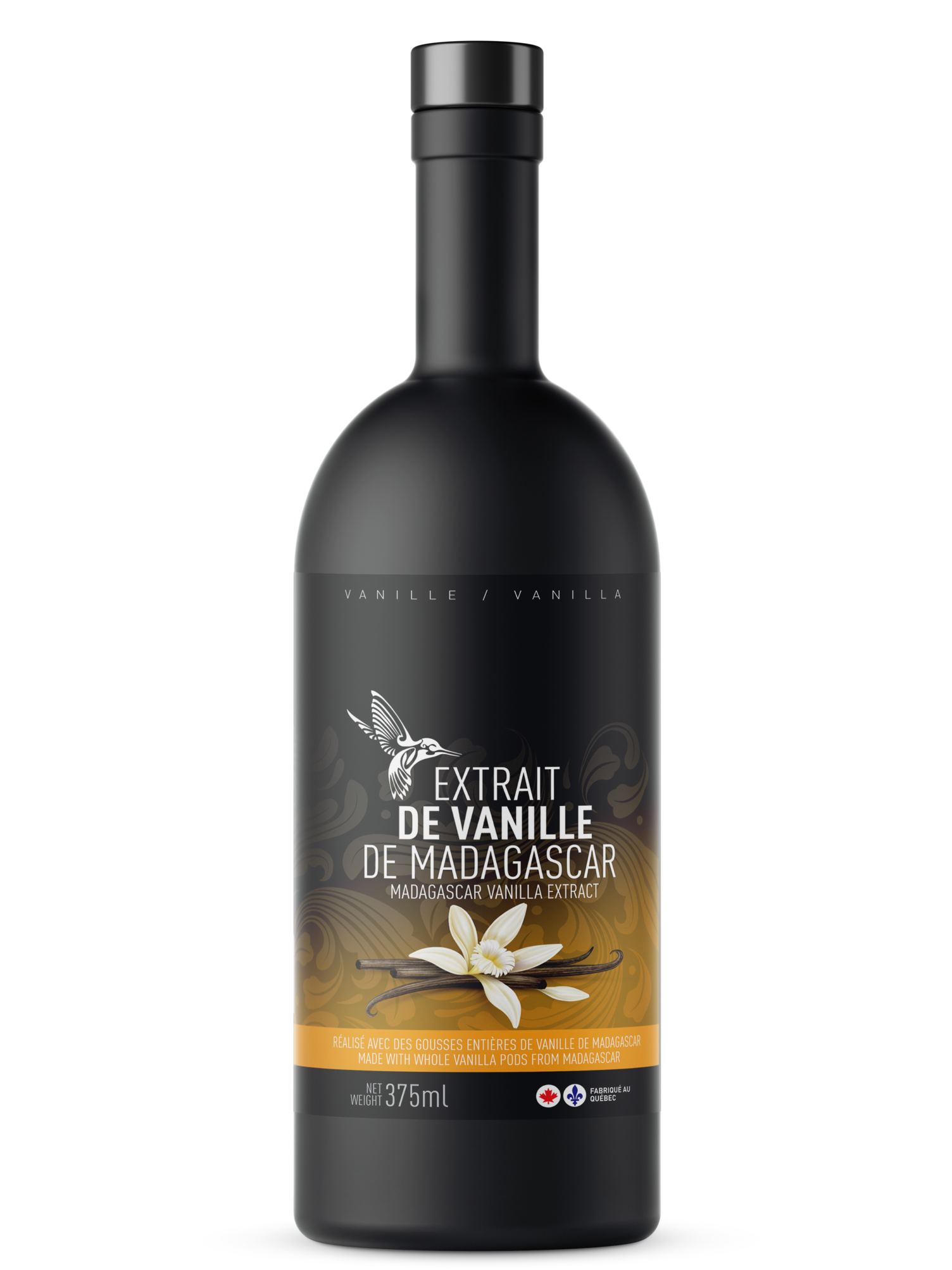 Extrait de vanille de Madagascar (Bourbon) 375 ml   - Colibri Vanille - Vanille - 628634186305