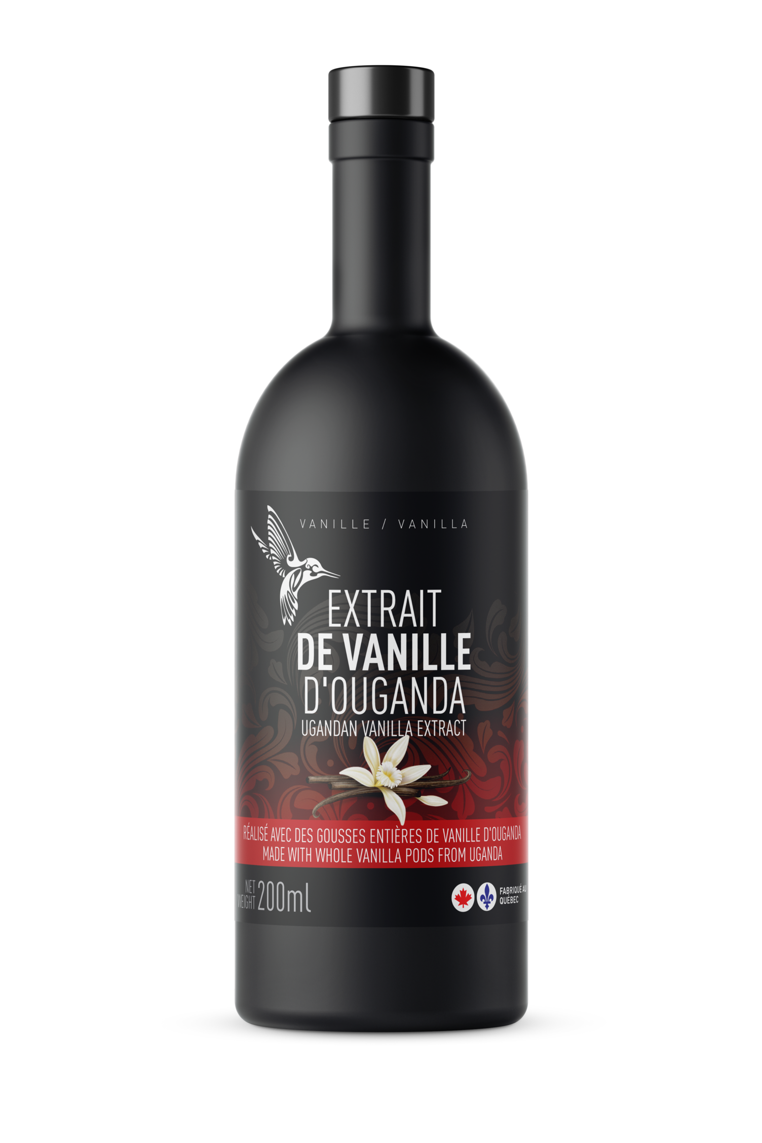 Extrait de vanille d'Ouganda * 200 ml   - Colibri Vanille - Vanille - 628634186770