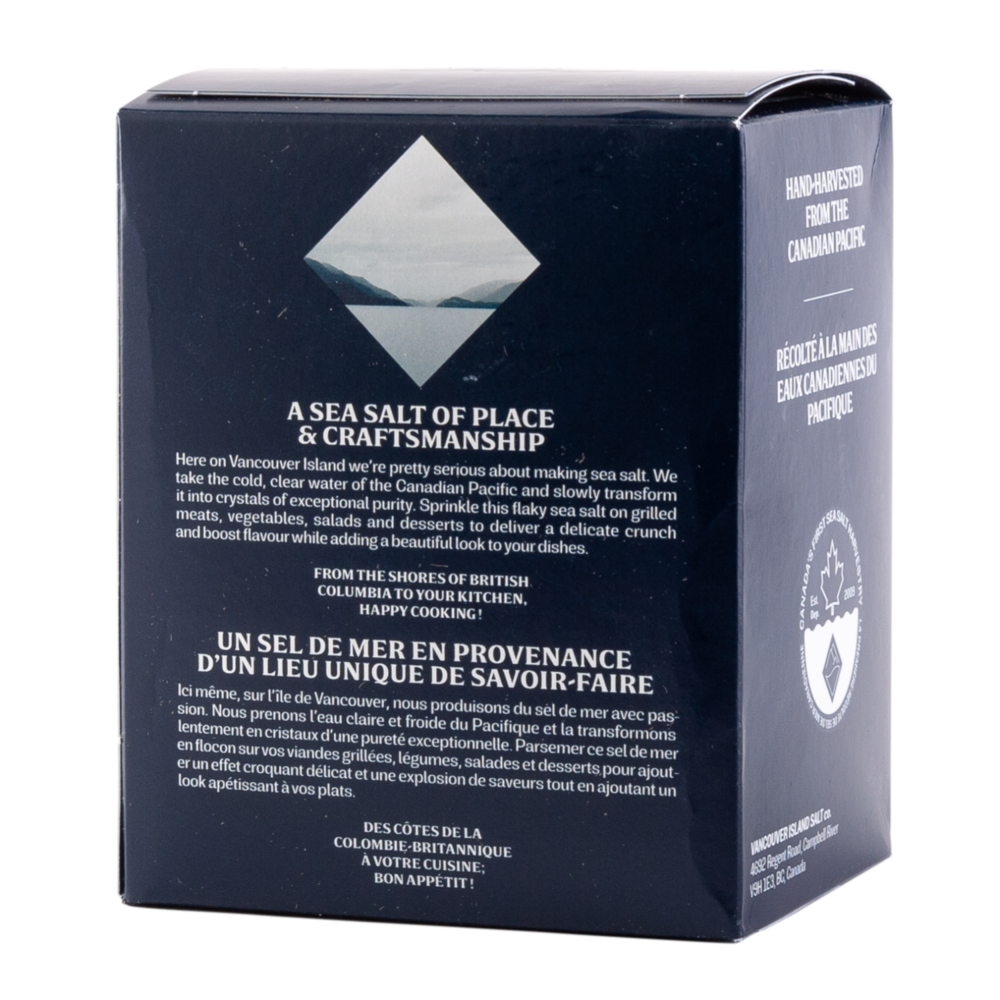 Flocons de sel de mer 250 gr - VANCOUVER ISLAND SEA SALT - VANCOUVER ISLAND SEA SALT - Sel - - La Guilde Culinaire