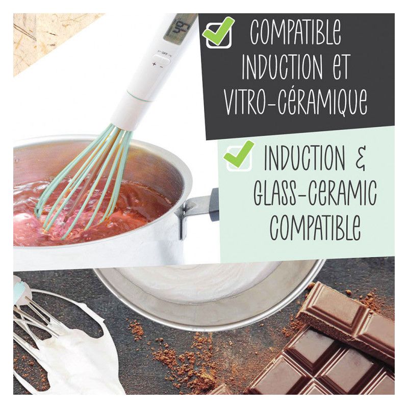 Fouet thermomètre Need'it - Scrapcooking - Thermomètre de cuisine - - La Guilde Culinaire