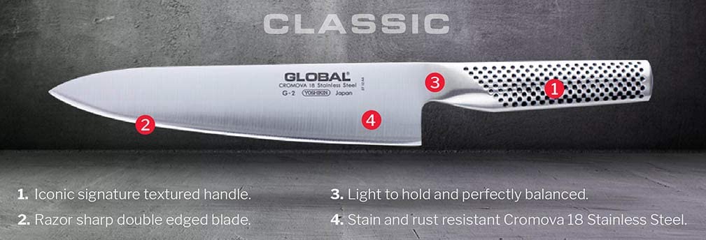 Global GS-61 Couteau à bagel/pain 16 cm    - Global - Couteau à pain - 